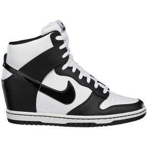 NWOT Black White Nike Sky Hi Wedge Sneaker